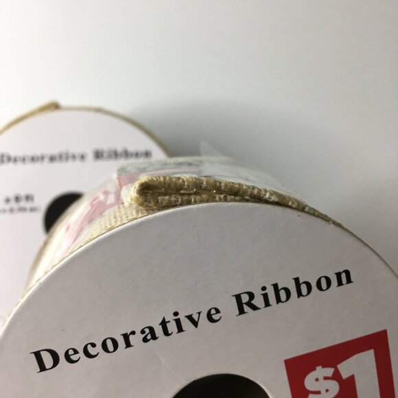 Home for the Holidays Red Truck Christmas Wired Ribbon 2 Rolls 1.5 in x 9 ft - Picture 9 of 12